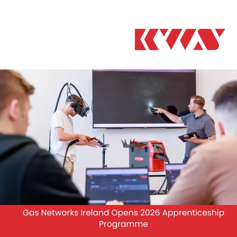 Gas Networks Ireland Opens 2026 Apprenticeship Programme
